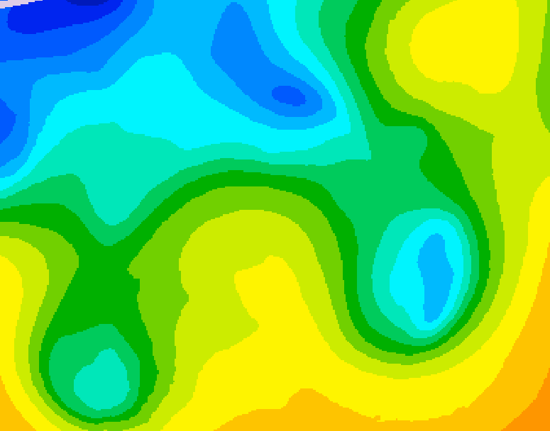 GDPS 500 millibar geopotential height 240 hour forecast chart for Canada based on 2025/04/24 1200Z data