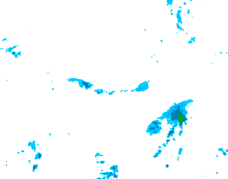 GDPS precipitation 054 hour forecast chart for Canada based on 2025/04/24 1200Z data