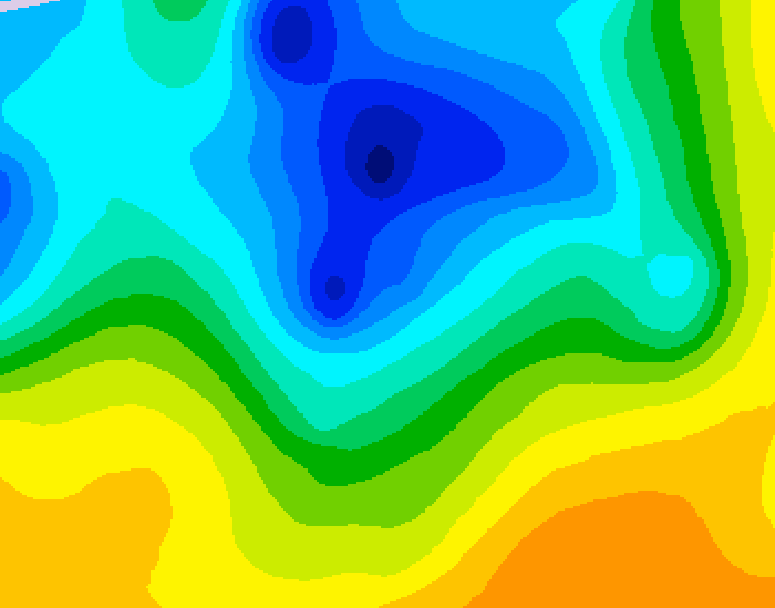 GDPS 500 millibar geopotential height 144 hour forecast chart for Canada based on 2025/04/25 1200Z data