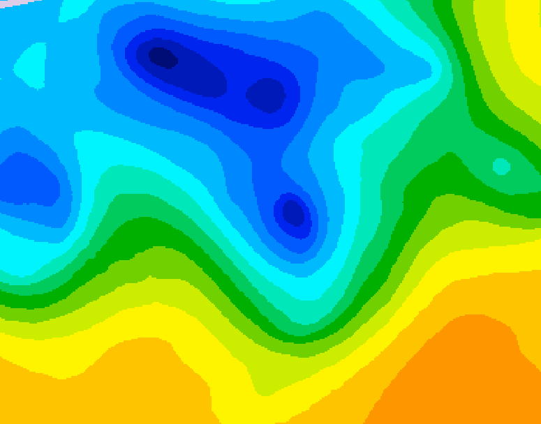 GDPS 500 millibar geopotential height 168 hour forecast chart for Canada based on 2025/04/25 1200Z data