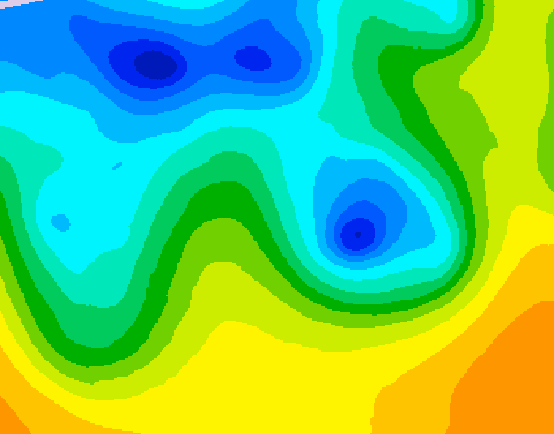 GDPS 500 millibar geopotential height 204 hour forecast chart for Canada based on 2025/04/25 1200Z data