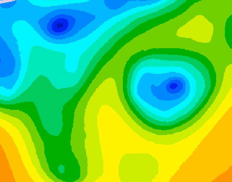 GDPS 500 millibar geopotential height 240 hour forecast chart for Canada based on 2025/04/25 1200Z data