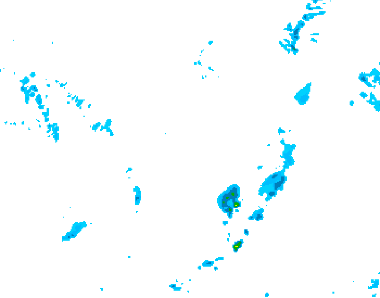 GDPS precipitation 114 hour forecast chart for Canada based on 2025/04/25 0000Z data