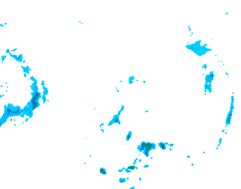 GDPS precipitation 144 hour forecast chart for Canada based on 2025/04/25 1200Z data