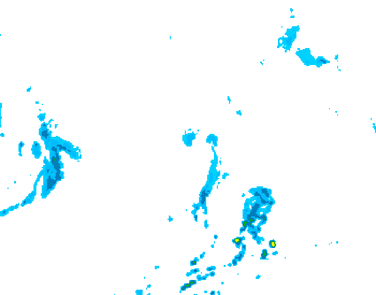 GDPS precipitation 156 hour forecast chart for Canada based on 2025/04/25 1200Z data