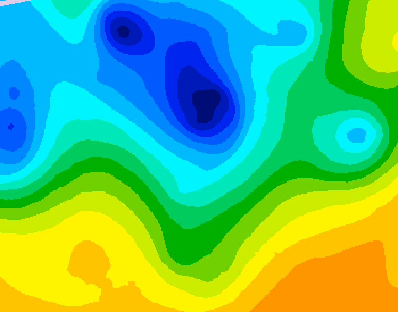 GDPS 500 millibar geopotential height 144 hour forecast chart for Canada based on 2025/04/26 0000Z data