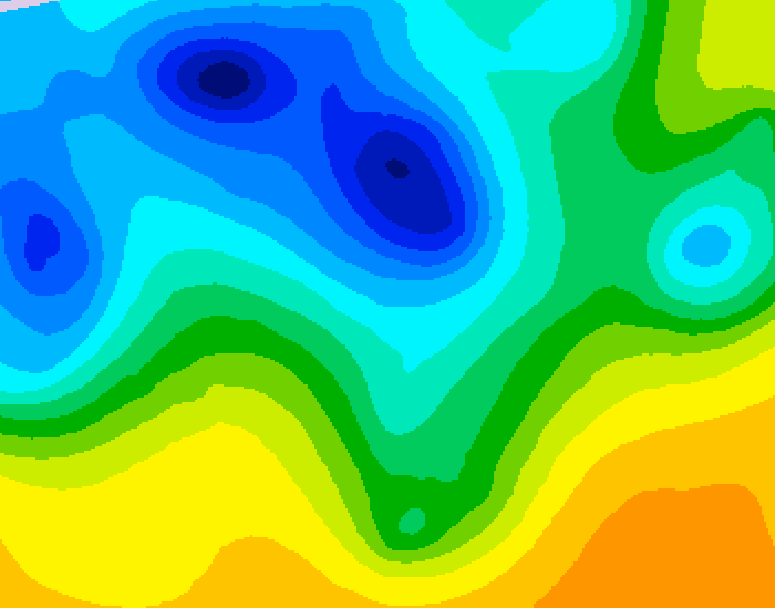 GDPS 500 millibar geopotential height 156 hour forecast chart for Canada based on 2025/04/26 0000Z data