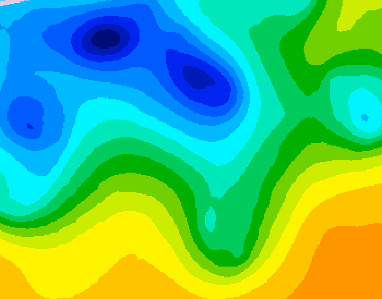 GDPS 500 millibar geopotential height 168 hour forecast chart for Canada based on 2025/04/26 0000Z data