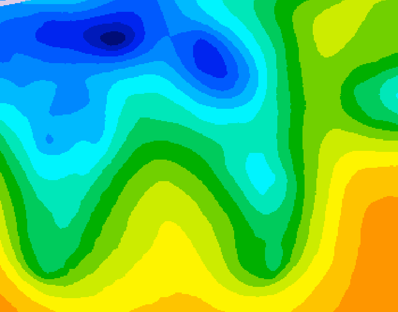 GDPS 500 millibar geopotential height 192 hour forecast chart for Canada based on 2025/04/26 0000Z data