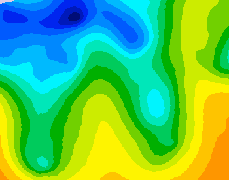 GDPS 500 millibar geopotential height 204 hour forecast chart for Canada based on 2025/04/26 0000Z data
