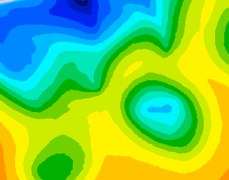 GDPS 500 millibar geopotential height 240 hour forecast chart for Canada based on 2025/04/26 0000Z data