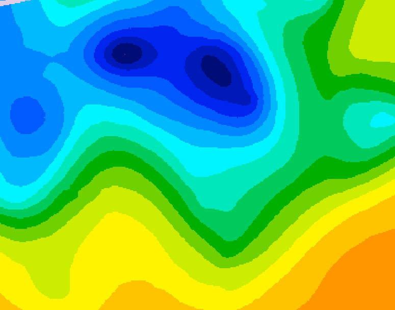 GDPS 500 millibar geopotential height 144 hour forecast chart for Canada based on 2025/04/26 1200Z data