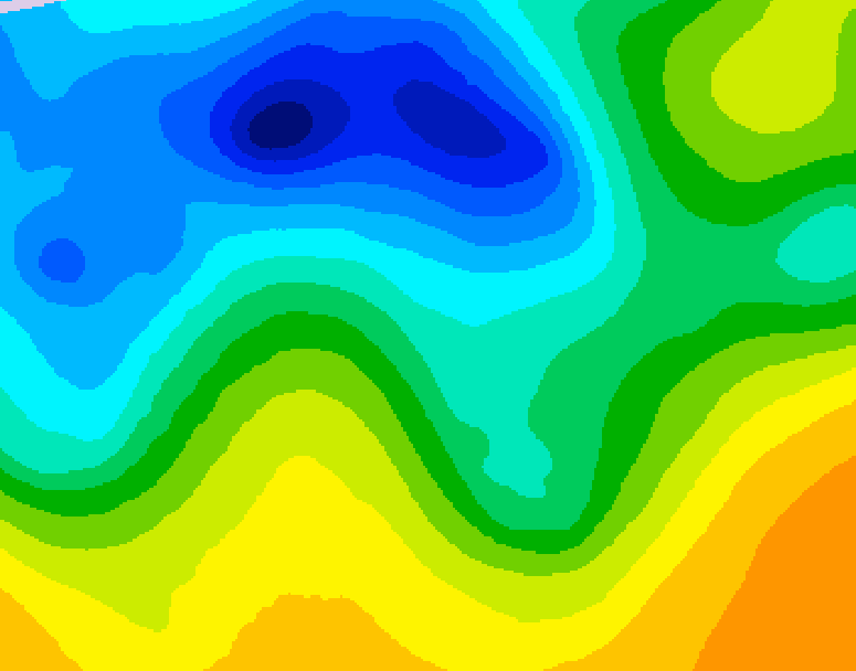 GDPS 500 millibar geopotential height 156 hour forecast chart for Canada based on 2025/04/26 1200Z data