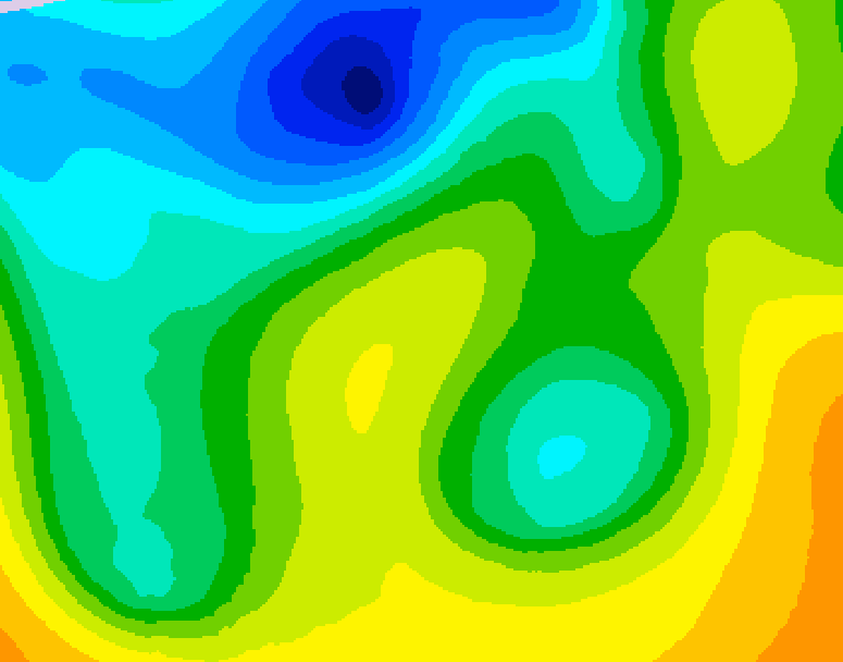 GDPS 500 millibar geopotential height 192 hour forecast chart for Canada based on 2025/04/26 1200Z data