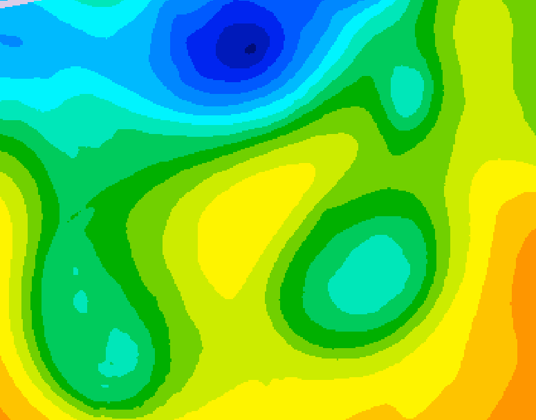 GDPS 500 millibar geopotential height 204 hour forecast chart for Canada based on 2025/04/26 1200Z data
