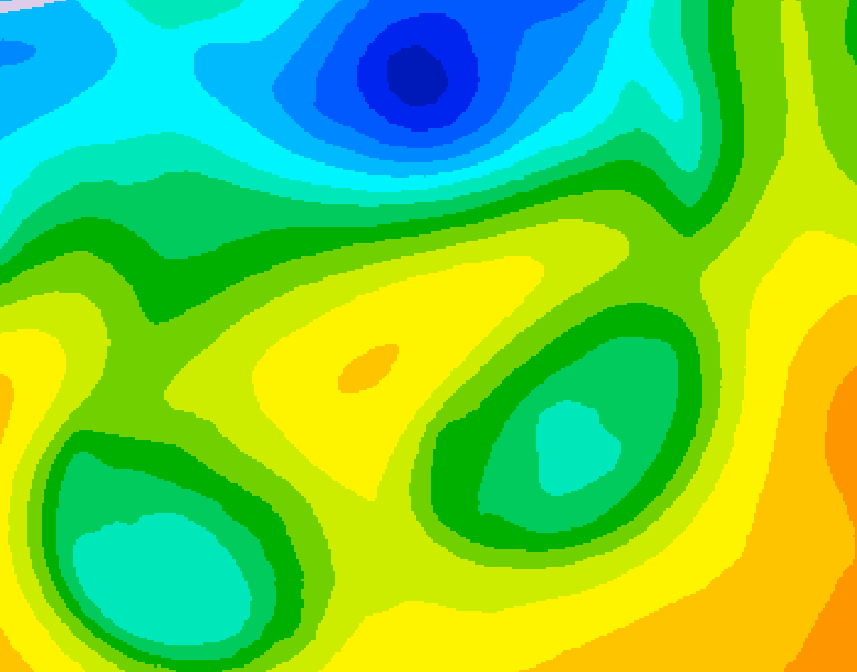 GDPS 500 millibar geopotential height 216 hour forecast chart for Canada based on 2025/04/26 1200Z data