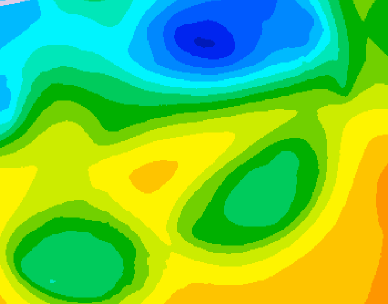 GDPS 500 millibar geopotential height 228 hour forecast chart for Canada based on 2025/04/26 1200Z data