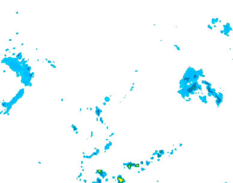 GDPS precipitation 120 hour forecast chart for Canada based on 2025/04/26 0000Z data