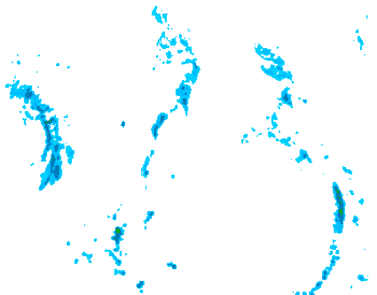 GDPS precipitation 228 hour forecast chart for Canada based on 2025/04/26 0000Z data