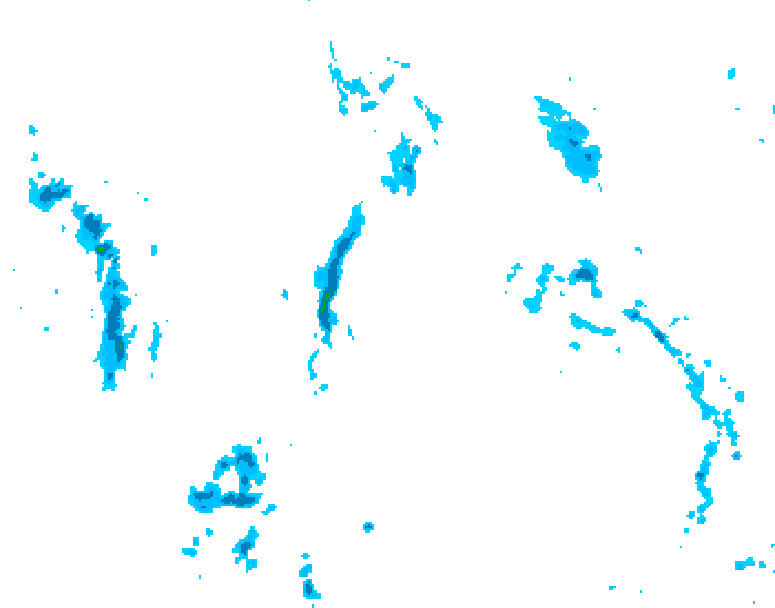 GDPS precipitation 234 hour forecast chart for Canada based on 2025/04/26 0000Z data