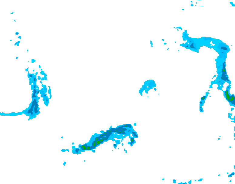 GDPS precipitation 054 hour forecast chart for Canada based on 2025/04/26 1200Z data