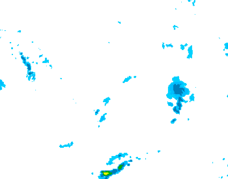 GDPS precipitation 096 hour forecast chart for Canada based on 2025/04/26 1200Z data