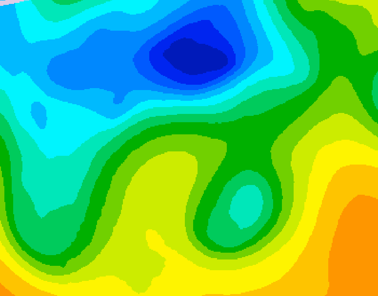 GDPS 500 millibar geopotential height 168 hour forecast chart for Canada based on 2025/04/27 0000Z data