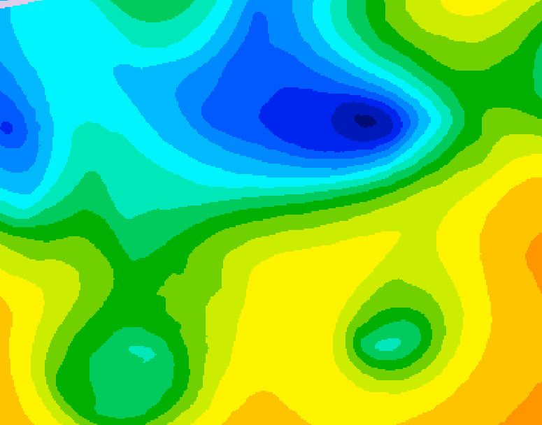 GDPS 500 millibar geopotential height 192 hour forecast chart for Canada based on 2025/04/27 1200Z data