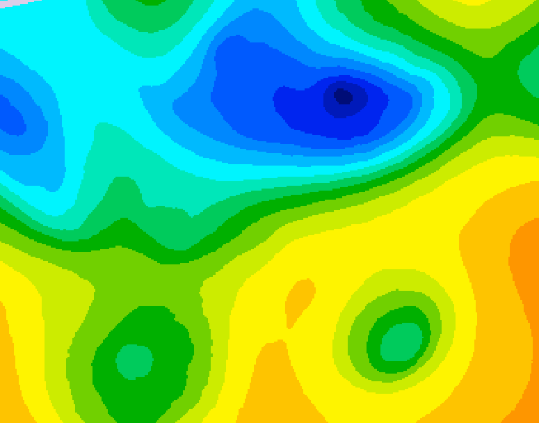 GDPS 500 millibar geopotential height 204 hour forecast chart for Canada based on 2025/04/27 1200Z data