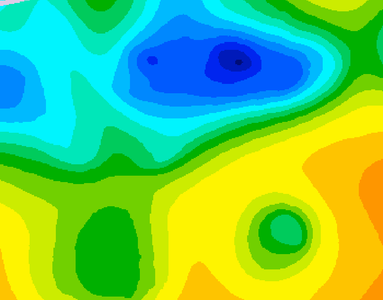 GDPS 500 millibar geopotential height 216 hour forecast chart for Canada based on 2025/04/27 1200Z data