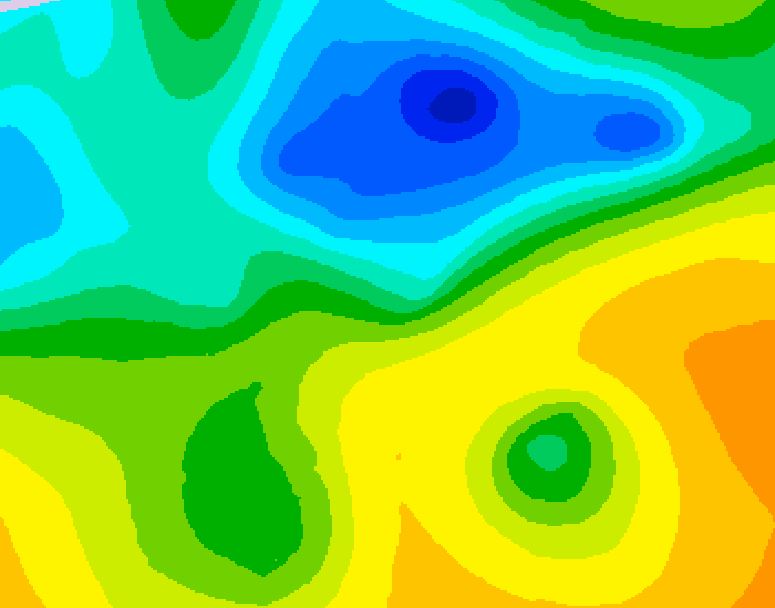 GDPS 500 millibar geopotential height 228 hour forecast chart for Canada based on 2025/04/27 1200Z data