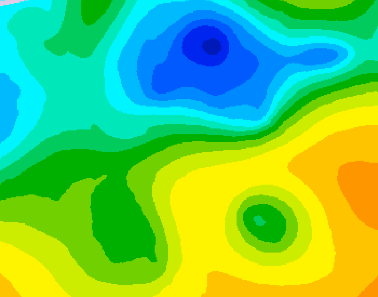 GDPS 500 millibar geopotential height 240 hour forecast chart for Canada based on 2025/04/27 1200Z data