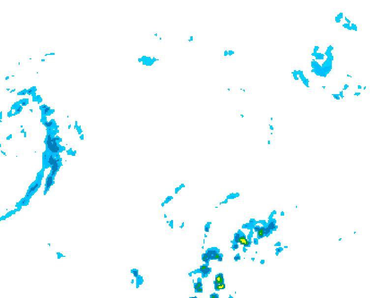 GDPS precipitation 108 hour forecast chart for Canada based on 2025/04/27 1200Z data