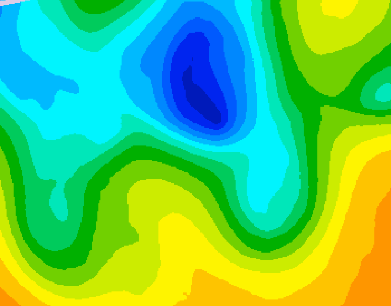 GDPS 500 millibar geopotential height 144 hour forecast chart for Canada based on 2025/04/28 0000Z data