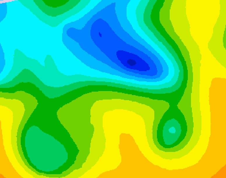 GDPS 500 millibar geopotential height 168 hour forecast chart for Canada based on 2025/04/28 0000Z data