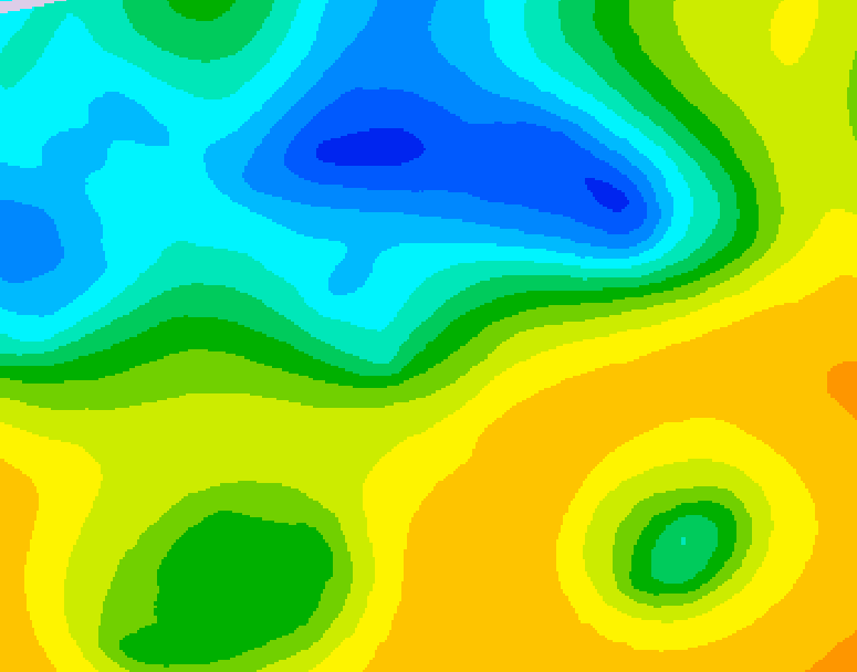 GDPS 500 millibar geopotential height 192 hour forecast chart for Canada based on 2025/04/28 0000Z data