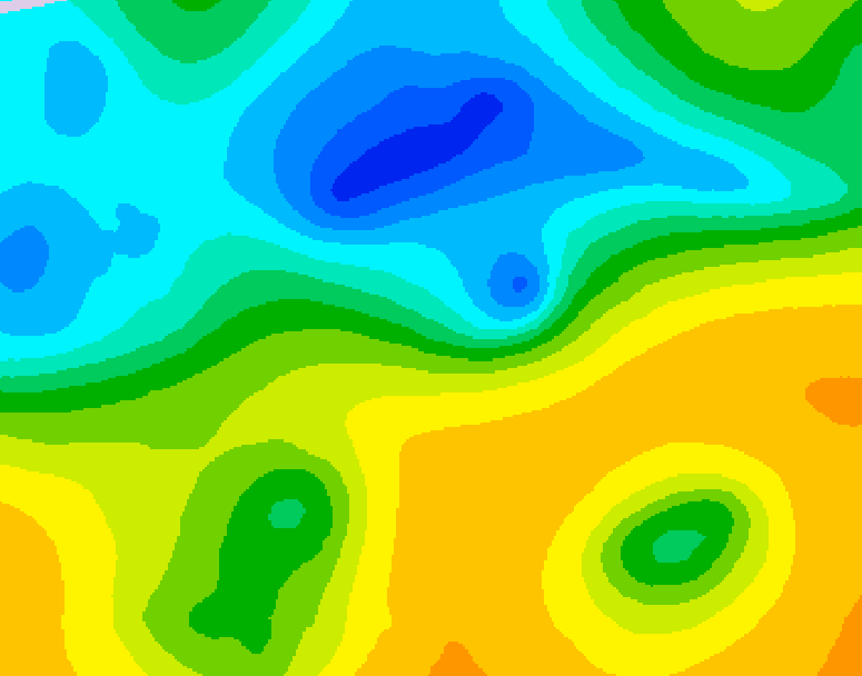GDPS 500 millibar geopotential height 210 hour forecast chart for Canada based on 2025/04/28 0000Z data