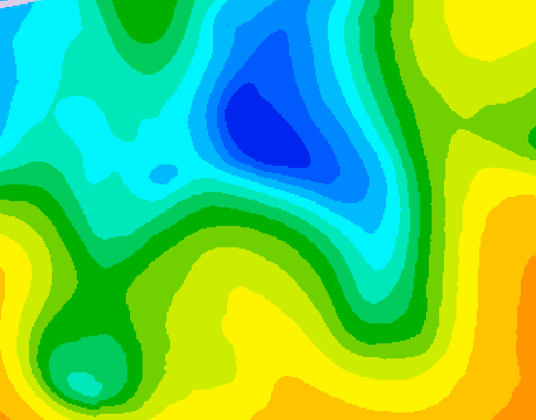 GDPS 500 millibar geopotential height 144 hour forecast chart for Canada based on 2025/04/28 1200Z data