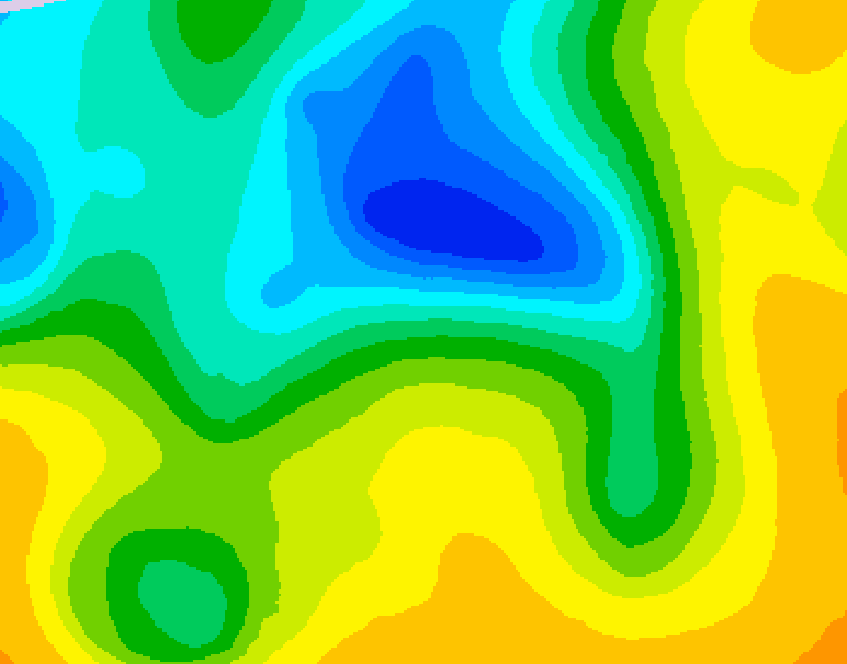 GDPS 500 millibar geopotential height 156 hour forecast chart for Canada based on 2025/04/28 1200Z data