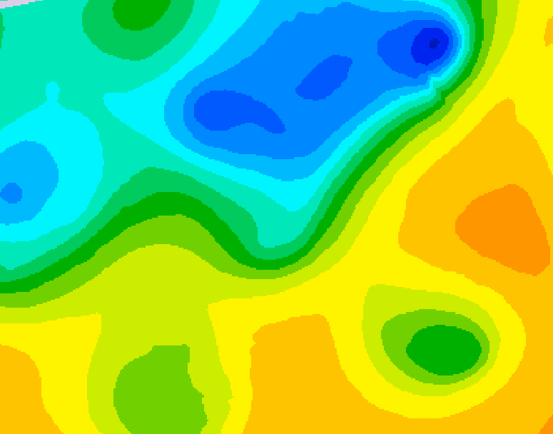 GDPS 500 millibar geopotential height 192 hour forecast chart for Canada based on 2025/04/28 1200Z data