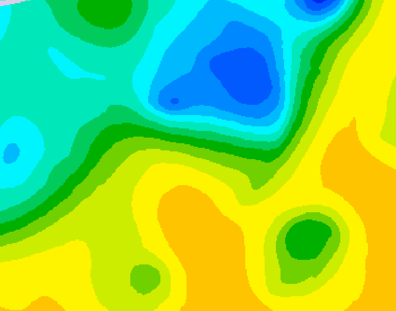 GDPS 500 millibar geopotential height 216 hour forecast chart for Canada based on 2025/04/28 1200Z data