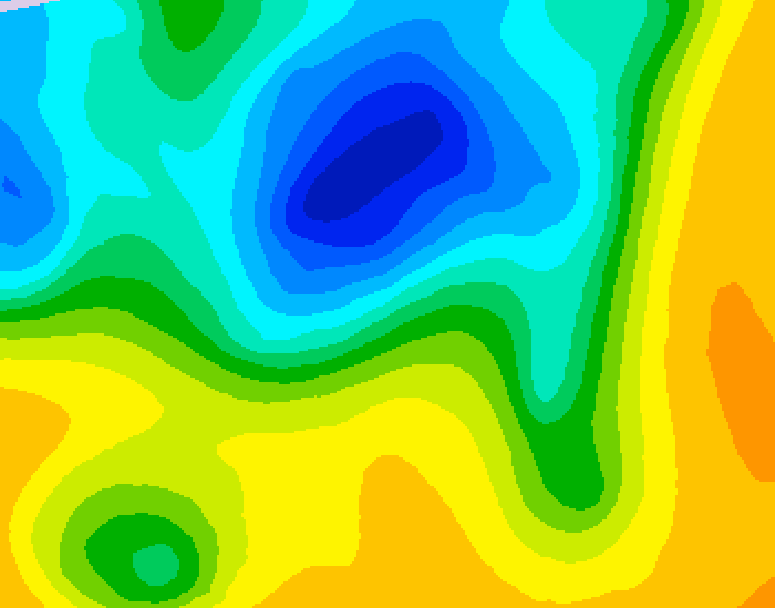 GDPS 500 millibar geopotential height 144 hour forecast chart for Canada based on 2025/04/29 0000Z data