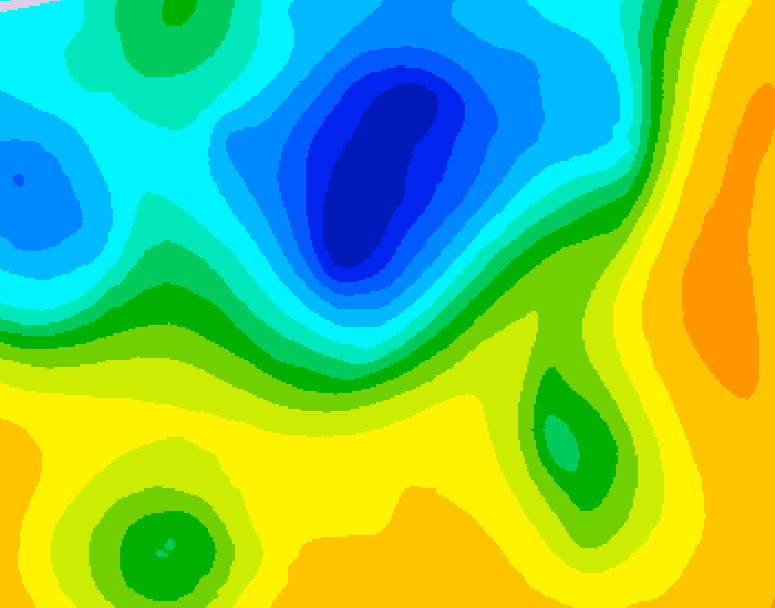 GDPS 500 millibar geopotential height 156 hour forecast chart for Canada based on 2025/04/29 0000Z data