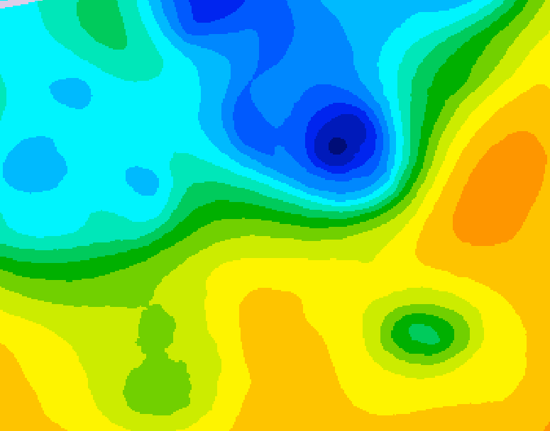 GDPS 500 millibar geopotential height 192 hour forecast chart for Canada based on 2025/04/29 0000Z data