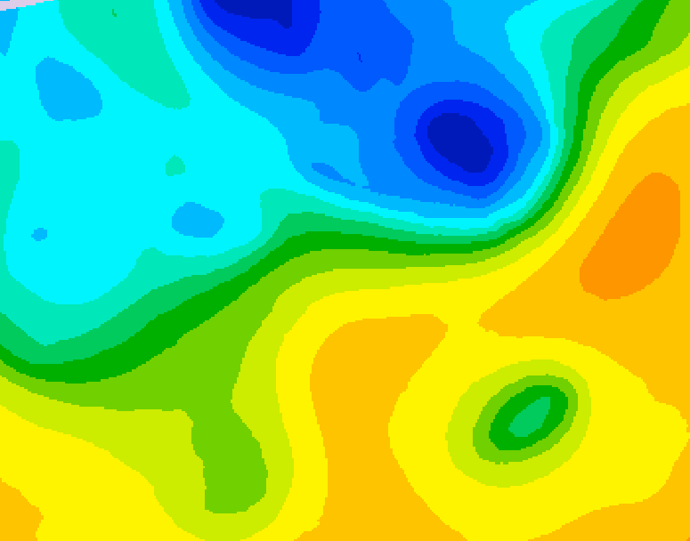 GDPS 500 millibar geopotential height 204 hour forecast chart for Canada based on 2025/04/29 0000Z data