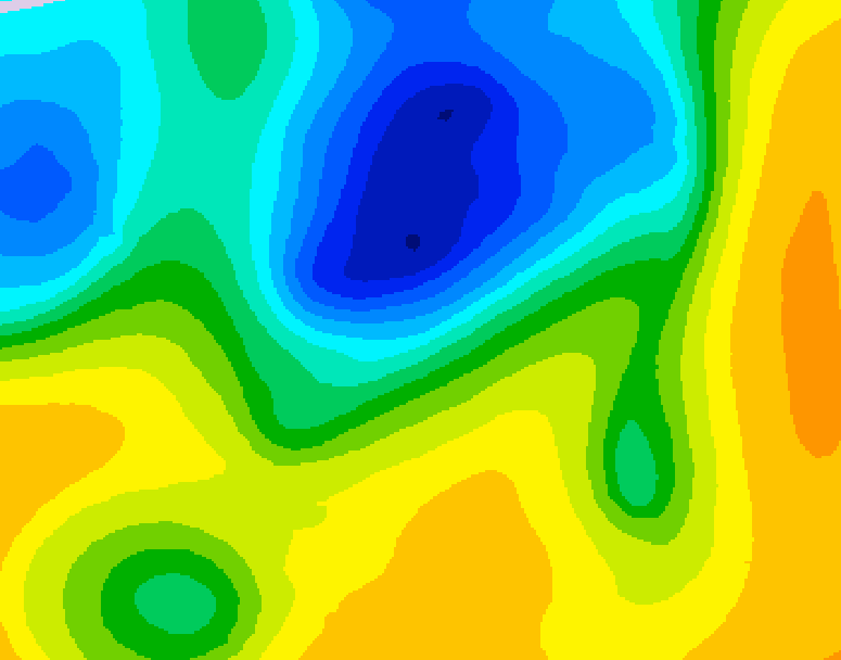 GDPS 500 millibar geopotential height 144 hour forecast chart for Canada based on 2025/04/29 1200Z data
