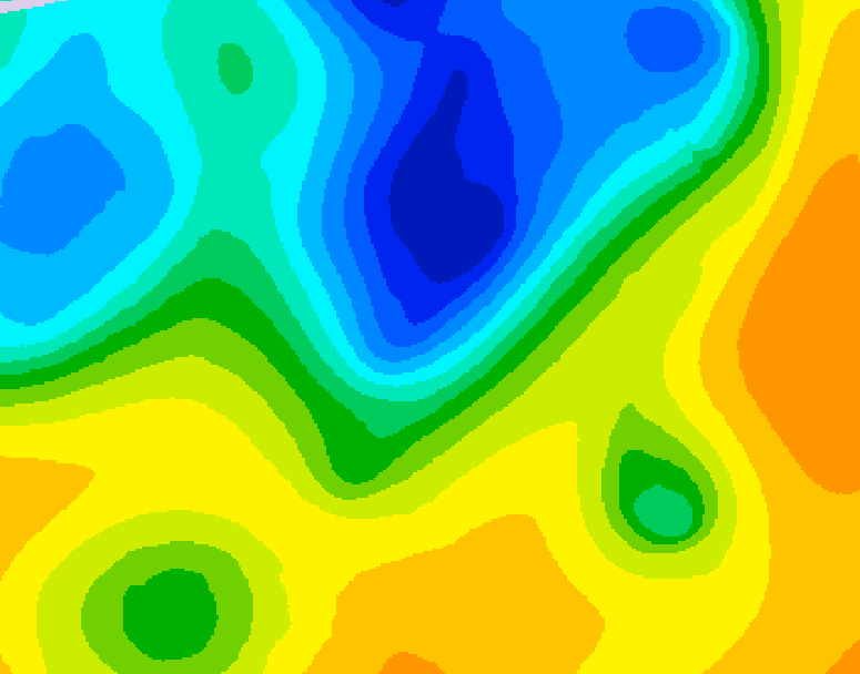 GDPS 500 millibar geopotential height 156 hour forecast chart for Canada based on 2025/04/29 1200Z data