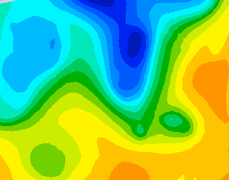 GDPS 500 millibar geopotential height 180 hour forecast chart for Canada based on 2025/04/29 1200Z data