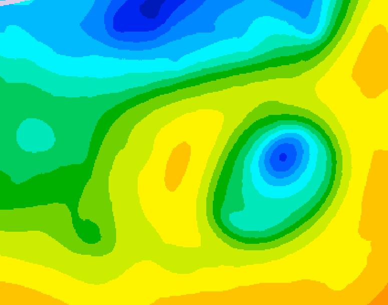 GDPS 500 millibar geopotential height 240 hour forecast chart for Canada based on 2025/04/29 1200Z data