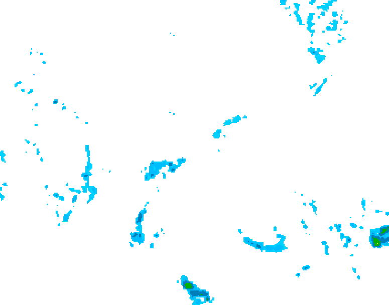 GDPS precipitation 228 hour forecast chart for Canada based on 2025/04/29 0000Z data